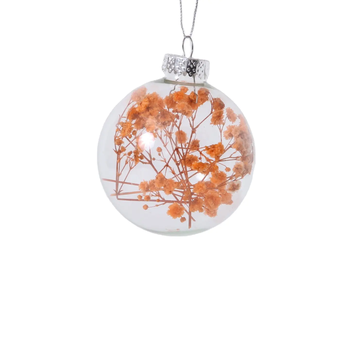 Christmas tree party decorations Pendant home decorations Glass orb