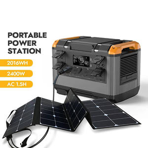 Centrale électrique portable 2400W pour le <span class=keywords><strong>camping</strong></span> Système d'énergie <span class=keywords><strong>solaire</strong></span> Tragbare avec <span class=keywords><strong>accessoire</strong></span> de source de voiture de charge de batterie Lifepo4 - Product Image 1