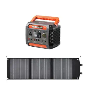 portability power station 300w 500W 1000W solar power generator with foldable solar panel