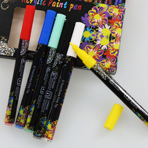 Decoraciones Adornos Juego de bolígrafos Plumas de <span class=keywords><strong>pintura</strong></span> para <span class=keywords><strong>pintura</strong></span> de roca Marcadores de <span class=keywords><strong>pintura</strong></span> acrílica para piedra artesanal Vidrio de cerámica - Product Image 3