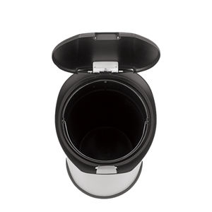 <span class=keywords><strong>Cubo</strong></span> de <span class=keywords><strong>basura</strong></span> redondo de acero inoxidable de <span class=keywords><strong>30L</strong></span> más vendido para cocina, oficina, baño con Pedal para reciclaje HECHO DE Material PP - Product Image 3