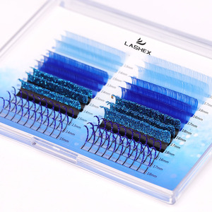 Lashex Jet Black Cashmere <strong>Lash</strong> Extensions Top Quality Wholesale <strong>Lashes</strong> Extensions Supplies with Competitive Low <strong>Price</strong> - Product Image 3