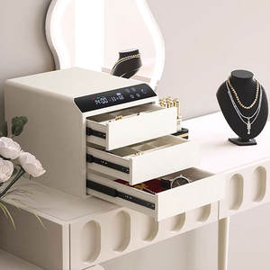 Mise à niveau de l'écran tactile intelligent empreinte digitale et télécommande Déverrouillage <span class=keywords><strong>Wifi</strong></span> Serrure numérique électronique Tiroir à bijoux Coffre-fort avec motif de boîte - Product Image 1