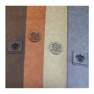 12X18 Pouces Faux Cuir Motif 1.78mm Blanc Laserable <span class=keywords><strong>Similicuir</strong></span> pour Gravure Laser Avec Dos Gris - Product Image 1