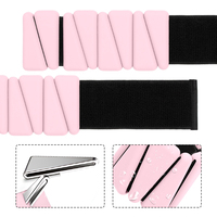 LADYGLOW Poids de Pilates réglables 2Lb 4Lb (paire) en métal triangulaire pour chevilles et poignets, pour la gym et le fitness