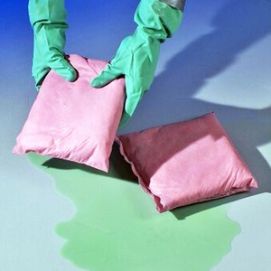 Oilspillpro High Absorption Hazardous 40*50cm pink Meltblown Chemical Absorbent Boom Pillow <strong>Environment</strong> CHA-PI4050 - Product Image 2