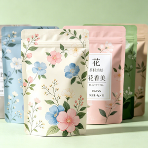 Customized 500pcs 1000pcs Low MOQ Zipper Lock Food Packaging Custom Digital Printing Stand up Pouch Bag - Product Image 2