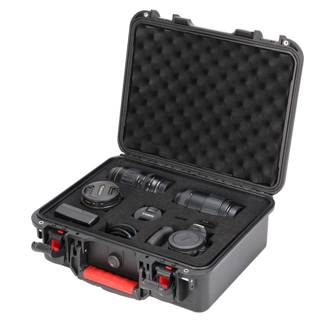 385B Custom IP67 Waterproof Plastic Hard Case with Foam Hardcase Digital Camera Lens Protective Case for Sony
