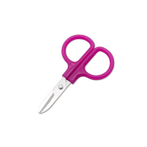 Portable Scissors Small Household Stainless Steel Purple Straight Head For Home Use Cross Stitch Thread Cutting - Product Image 3