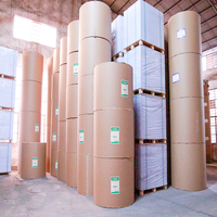 Hansol 405Mm 656Mm 52Gsm 55Gsm Fournisseur Rouleaux de papier thermique Jumbo pour la fabrication