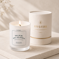 Boîte-cadeau de luxe en cire de soja parfumée à marque privée pour cadeau de mariage, fournisseur OEM en gros