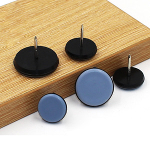 Cursori per mobili, mobili <span class=keywords><strong>blu</strong></span> scivola con unghie, unghie 25*25mm su mobili plantare per sedie per un facile spostamento su moquette, piastrelle - Product Image 4