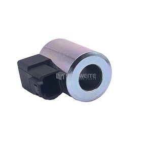 Senwitt Pilot Safety Lock Solenoid Valve Coil <b>12V</b> 24V For E330D E336D Excavator Parts - Product Image 3