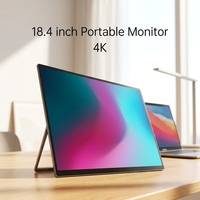 Monitor Portátil para Juegos de 18.4 Pulgadas, 4K UHD, USB C, HDR, FreeSync, OEM, ODM, CE, FCC, RoHS