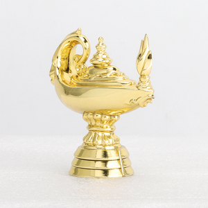 25 últimas estatuillas de trofeo de lámpara mágica de Aladino de plástico dorado y piezas para torneo GZ161 - Product Image 5