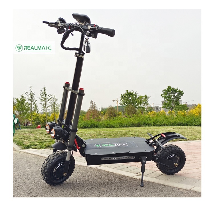 REALMAXS SH-11 EU горячая Распродажа электрический скутер взрослые двойные моторные колеса Электрический велосипед скутер для взрослых с сиденьем