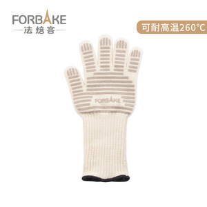 Forbake Heat-Resistant Five-Finger Gloves Oven Safe Thickened Single Glove - Product Image 5