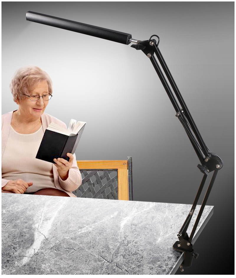 Clamp Light, Clip On Bed Light Headboard Lamp Reading