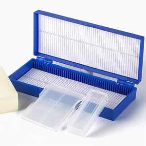 Scatola di immagazzinaggio del vetrino del microscopio a pinna tonda - Product Image 1