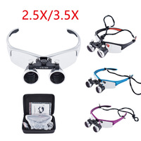Color Black Glasses Frame Dental Surgery Special Binocular Magnifier 2.5x 3.5x Class I Medical Magnifier