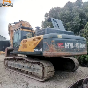 Excavadora de cadenas Hyundai R520LC-9S usada, original coreana, de chasis largo, maquinaria pesada de minería de 52 toneladas - Product Image 1