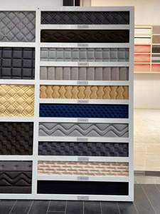 Colchón teñido con hilo superventas Borde lateral 250gsm Guata de polietileno Borde de colchón ultrasónico - Product Image 6