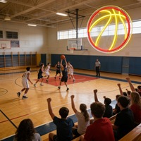 Enseigne néon personnalisée Neonwall OEM ODM, enseigne néon LED Basketball pour le sport, le streetwear, la salle de jeux, l'angle de réception et la décoration murale