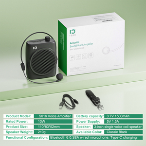 Shidu S616 10W sonido fuerte Mini sistema de altavoces PA auriculares micrófono con cable Bluetooth amplificador de voz portátil para Profesor - Product Image 6