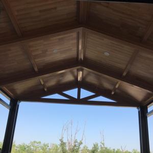 Invernadero de Aluminio para Patio, Ecológico, de Cuatro Estaciones, Triangular, Independiente, con <span class=keywords><strong>Cristal</strong></span>, para Exteriores, Villas, Parques, Invierno - Product Image 3