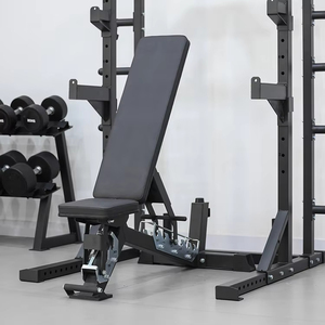 <span class=keywords><strong>Banc</strong></span> de musculation réglable de haute qualité pour exercices au sol, inclinable et déclinable, avec presse à jambes intégrée - Product Image 3