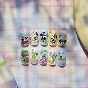 Nouveaux produits 2026, autocollants pour ongles Tomoni Shell Light <span class=keywords><strong>Mickey</strong></span> <span class=keywords><strong>et</strong></span> <span class=keywords><strong>Minnie</strong></span>, moins d'un dollar, jouets DIY - Product Image 3