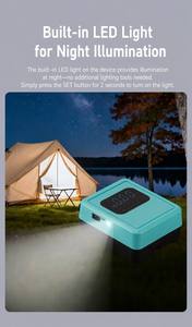 Bote Inflable SUP para Camping con Apagado Automático Inteligente, Pantalla Digital, Bomba de Aire Eléctrica Inalámbrica Recargable de Doble Modo y Alto Flujo de 380L/min - Product Image 5