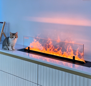 Chimeneas Eléctricas de Alta Gama con Llama de Vapor de Agua Realista, Funcionamiento Silencioso, Estufa Elegante para Decoración del Hogar, para Uso en Hogares y Hoteles - Product Image 1