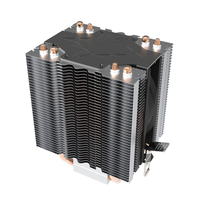 Ventilateurs refroidisseurs 9 cm à quatre tuyaux universels pour PC de jeu, compatible avec les processeurs Intel LGA 2011, 2011-3, 1700, 1851, 115X, X99 et AMD AM5, AM4, AM3, double tour