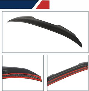 Aileron de coffre arrière en fibre de carbone pour Audi A6 C7 C7.5 S6 2012 2013 2014 2015 2016 2017 Sedan Trunk Lip HighKick Wing - Product Image 4