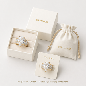 Anello da Donna con Taglio a Pera e Pietre Laterali Taglio Principessa, Gioiello Elegante e alla Moda - Product Image 6
