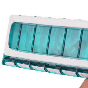 กล่องใส่ยาแบบปิดผนึกสำหรับใส่ยา7วันกล่องยาประจำสัปดาห์ที่มีสไตล์สำหรับเก็บยา - Product Image 6