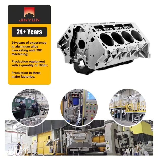 Aftermarket Aluminum Engine Block (JC Brand) Certified IATF16949 Compatible with Multiple Car Models Reliable Quality