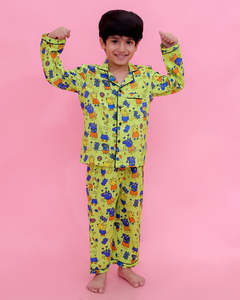 100% algodón niños ropa de dormir pijamas niños ropa de casa conjuntos de pantalones largos precio al por mayor ropa al por menor niños ropa de noche - Product Image 3