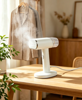 Mini Défroisseur Vapeur Portable Pliable pour Vêtements, Anti-Plis, Anti-Brûlure à Sec, Idéal Maison et Voiture