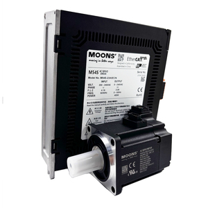 ชุดมอเตอร์ AC พร้อมไดรฟ์ MOONS Discount ของแท้ 100W 200W 400w แรงดันไฟฟ้า 220V ความเร็วรอบ 3000RPM แรงบิด 1.27Nm พร้อม Encoder แม่เหล็ก RS485 สำหรับงานอุตสาหกรรม - Product Image 4