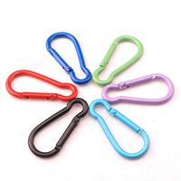 Mousqueton en aluminium personnalisé de 2 pouces en forme de calebasse avec logo, idéal pour bouteille d'eau, sac à dos, cadeau promotionnel
