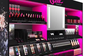 Estantes de cartón personalizados para el suelo de la tienda Fanghua, estante para tienda de maquillaje, soporte de exhibición de cosméticos para lápiz <span class=keywords><strong>labial</strong></span> - Product Image 3