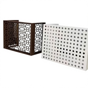 Panneau perforé en aluminium, rectangulaire, pour climatiseur mural, anti-corrosion, design industriel, utilisation extérieure - Product Image 1