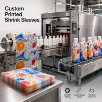 Étiquettes thermorétractables personnalisées en PVC, logos imprimés, emballages de bouteilles de boissons, films plastiques scellés, étiquettes thermorétractables, modèle