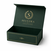 Scatola di Presentazione Magnetica Sostenibile Personalizzata per Vendita al Dettaglio, in Cartone Kraft con Stampa Logo OEM