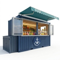 Kiosque-bar tropical entièrement personnalisable, modulaire et mobile, pour la vente de boissons sur la plage, boutique de boissons aux fruits pour les stations balnéaires
