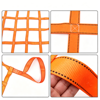 Filet de levage en polyester haute ténacité pour la sécurité des charges irrégulières en entrepôt, pour grue et palan