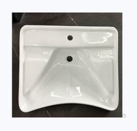 Style moderne Robinet monotrou Lavabos sur pied Facile à nettoyer Rond Rectangle Design Handicap Lavabos Toilettes publiques Appartements