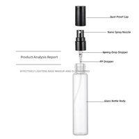 Botol Semprot Kaca Mini 5ml 8ml 10ml Tutup Sekrup Plastik Isi Ulang Sumbat Karet Cetak Sablon Kemasan Parfum Kosong
